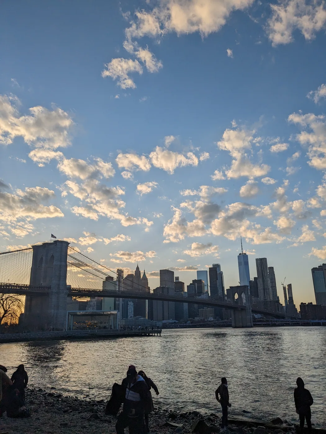 Twilight over Manhattan Bridge